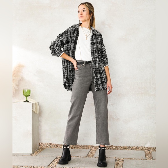 Levi’s Ribcage Straight Ankle Jean in Cosmic Chatter - Picture 6 of 6